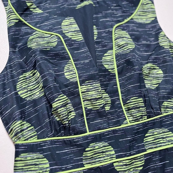 Banana Republic navy and green dress size 0 - Picture 12 of 13